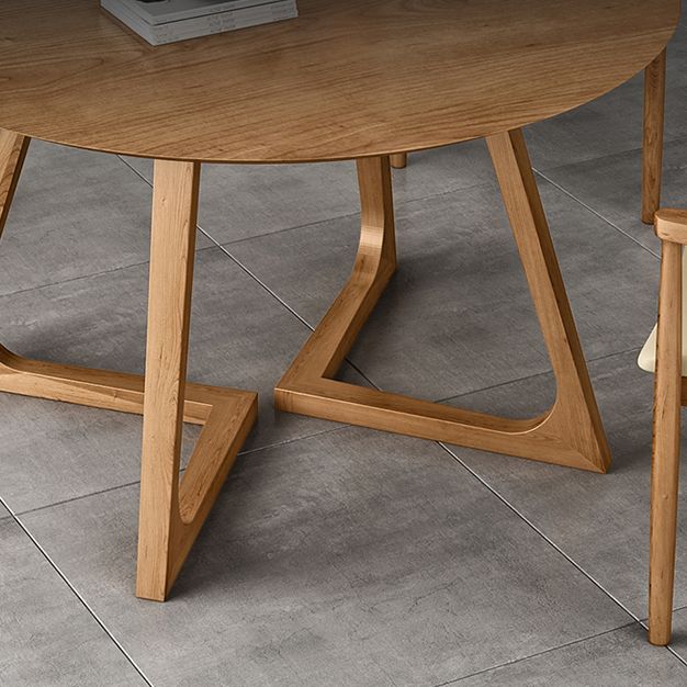 Round Pedestal Dining Site Table Contemporary Furniture with Pine Solid Wood Clearhalo ' dining_table' 'Dining Tables & Seating' 'Dining Tables' 'furn' 'furn_dining_table' 'Furniture' 'furniture_dining_table' 'Kitchen & Dining Furniture' 'kitchen&dining_furn' 'kitchen' 'kitchen_dining_table' 1200x1200_387dd985-b8dd-4837-ab9e-0e73904f1a44