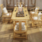 Glam Wooden Dining Table Rectangle Table with Wood Legs for Kitchen Clearhalo 'Dining Tables & Seating' 'Dining Tables' 'dining_table' 'furn' 'furn_dining_table' 'Furniture' 'Kitchen & Dining Furniture' 1200x1200_387f659a-d6f5-4cf5-b5d2-91477a0563fb
