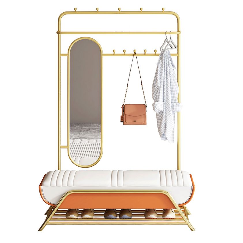 Glam Faux Leather Bench Flip Top Solid Color Bench for Living Room Clearhalo 'Benches' 'Chairs & Seating' 'furn' 'furn_benches' 'Furniture' 'Living Room Furniture' 1200x1200_38816e1c-8e3f-44d2-9433-8b50953de89a