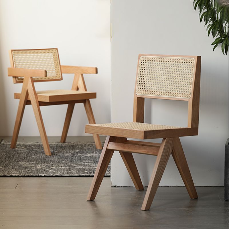Traditional Dining Chair Wooden Open Back Side Chair for Home Clearhalo 'Dining Chairs' 'Dining Tables & Seating' 'dining_chair' 'furn' 'furn_dining_chair' 'Furniture' 'Kitchen & Dining Furniture' 1200x1200_3882410c-f1fd-4f56-b584-be0691fef9fb