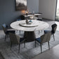 Contemporary Stone Round Dining Set 1/4/7/11 Pieces Turntable Dining Furniture for Home Clearhalo 'Dining Room Sets' 'Dining Tables & Seating' 'dining_room_set' 'furn' 'furn_dining_room_set' 'Furniture' 'Kitchen & Dining Furniture' 1200x1200_38840a19-4eec-46bd-90aa-4fc324fb3d7c