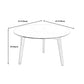Round Clear Glass Coffee Table Nordic 3 Legs Coffee Cocktail Table Clearhalo 'Coffee & Accent Tables' 'Coffee Tables' 'coffee_tables' 'furn' 'furn_coffee_tables' 'Furniture' 'Living Room Furniture' 1200x1200_3885e50e-58a4-486a-97e2-41f4eddc896b