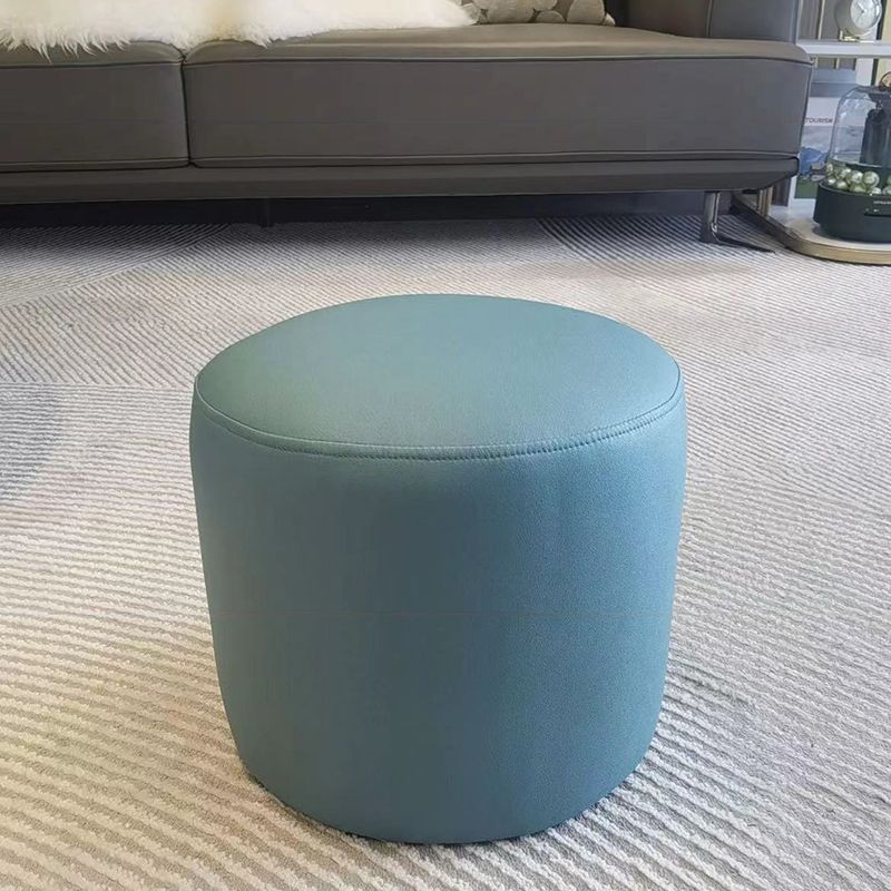 Ottoman Faux Leather Modern Specialty Water Resistant Houndstooth Pattern Ottoman Clearhalo 'furn' 'furn_ottomans_poufs' 'Furniture' 'Living Room Furniture' 'Ottomans & Poufs' 'ottomans_poufs' 1200x1200_38861340-cebb-474f-8789-e065c3778c52