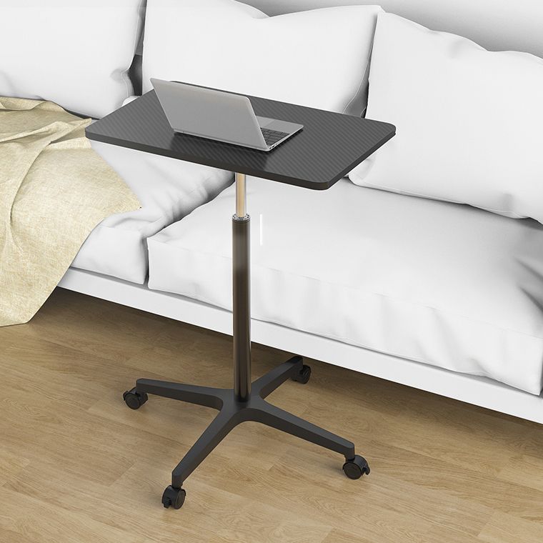 Modern Style Wooden Office Desk Rectangular Adjustable Desk with Caster Wheels Clearhalo 'Furniture' 'furniture_office_desk' 'Office Desks' 'Office Furniture' 'office_desk' 1200x1200_3886203f-d487-4187-bf05-bb454b4e008a