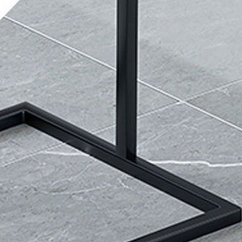 Tavolino superiore del vassoio quadrato moderno di metà secolo 23.23 "tavolo da fine cista alto cista