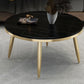 17"H Contemporary Coffee Table Round Stone Coffee Cocktail Table Clearhalo 'Coffee & Accent Tables' 'Coffee Tables' 'coffee_tables' 'furn' 'furn_coffee_tables' 'Furniture' 'Living Room Furniture' 1200x1200_388796fe-e7cd-4cdc-a6fc-e944fd9591ef