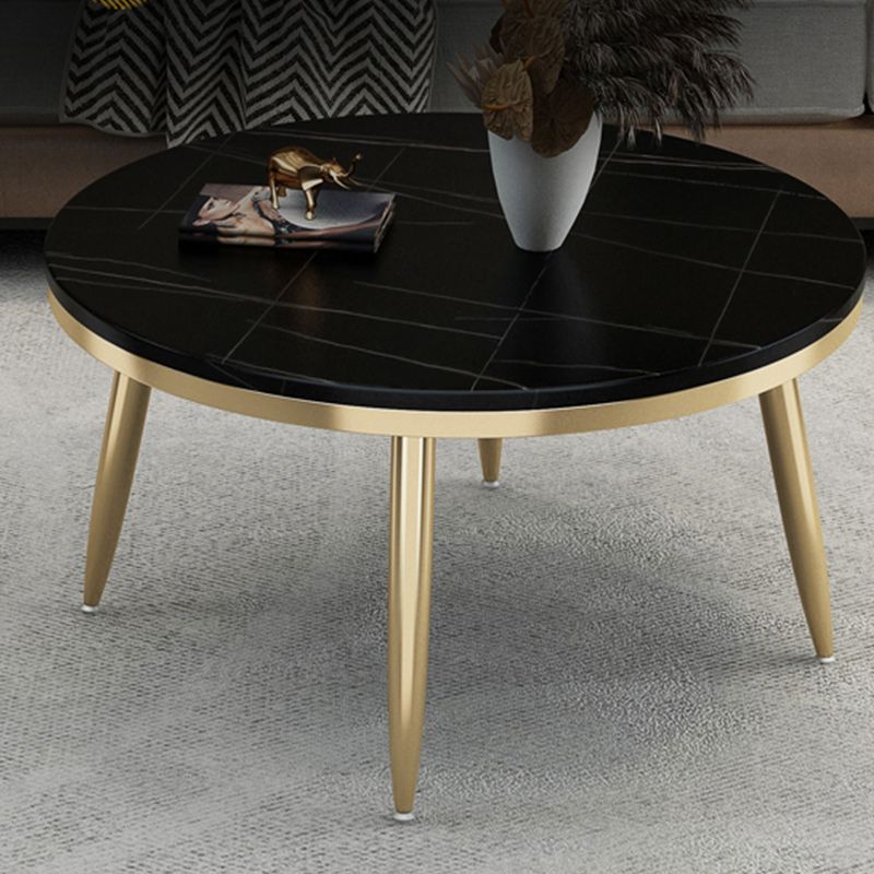 17"H Contemporary Coffee Table Round Stone Coffee Cocktail Table Clearhalo 'Coffee & Accent Tables' 'Coffee Tables' 'coffee_tables' 'furn' 'furn_coffee_tables' 'Furniture' 'Living Room Furniture' 1200x1200_388796fe-e7cd-4cdc-a6fc-e944fd9591ef