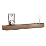 木製のテレビキャビネットコンソールブラウンのコンテンポラリースタンドコンソール