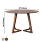 Solid Wood Double Pedestal Dinette Table Simplicity Dining Table Round for Home Clearhalo ' dining_table' 'Dining Tables & Seating' 'Dining Tables' 'furn' 'furn_dining_table' 'Furniture' 'furniture_dining_table' 'Kitchen & Dining Furniture' 'kitchen&dining_furn' 'kitchen' 'kitchen_dining_table' 1200x1200_38889b9f-3bac-4191-8f55-1cb92d3299bf