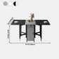 Mid-Century Modern Dining Table Rubberwood Solid Wood Table with Black Ash Solid Wood Base Clearhalo ' dining_table' 'Dining Tables & Seating' 'Dining Tables' 'furn' 'furn_dining_table' 'Furniture' 'furniture_dining_table' 'Kitchen & Dining Furniture' 'kitchen&dining_furn' 'kitchen' 'kitchen_dining_table' 1200x1200_3888cc8f-973b-45a8-aab8-7cbc8faf675b