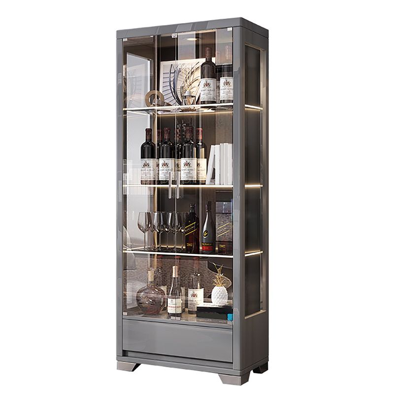 Mobile moderno curioso in legno porte in vetro mobile per soggiorno per soggiorno