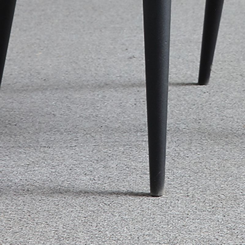 Sedie laterali di wingback in fico cucina da pranzo sedie senza braccio