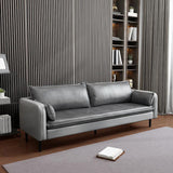 Contemporary Standard Sofa Couch Square Arm Sofa Set with Pillows Clearhalo 'Furniture' 'furniture_sofas' 'Living Room Furniture' 'Sofa' 'sofas' 1200x1200_388b9e8c-b5f6-4627-9e98-6015e1cae3e4