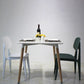 Scandinavian Stackable Dining Side Chair Plastic Armless Dining Chairs