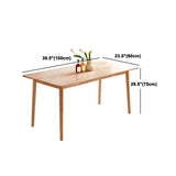 Ensemble de table et chaise minimaliste en caoutchouc 1/2/5/7 pièces ensemble de table à manger rectangulaire