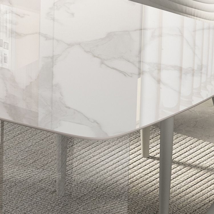 Modern 1/3/4/5/6 Pieces Dining Set Rectangle Sintered Stone Dining Table Set Clearhalo 'Dining Room Sets' 'Dining Tables & Seating' 'dining_room_set' 'furn' 'furn_dining_room_set' 'Furniture' 'furniture_dining_room_set' 'Kitchen & Dining Furniture' 1200x1200_389035b4-2f43-4afd-926e-64e2e4d7e564