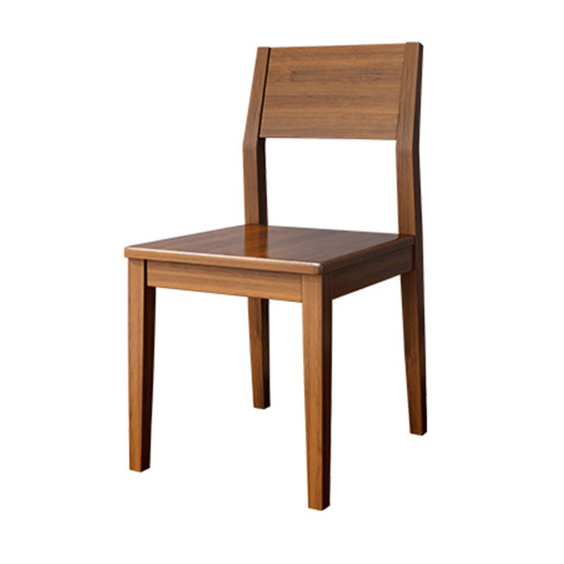 Open Back Dining Side Chair Solid Wood Dining Chair for Dining Room Clearhalo 'Dining Chairs' 'Dining Tables & Seating' 'dining_chair' 'furn' 'furn_dining_chair' 'Furniture' 'Kitchen & Dining Furniture' 1200x1200_3890be37-14df-404d-bc0e-d2829eaea410