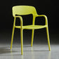 Open Back Dining Side Chair Dining Room Home Plastic Arm Chair Clearhalo 'Dining Chairs' 'Dining Tables & Seating' 'dining_chair' 'furn' 'furn_dining_chair' 'Furniture' 'Kitchen & Dining Furniture' 1200x1200_3890c989-952b-4d74-95a9-78752e75c659