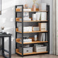 Offenes Metall -Holzbuchhandel Modern Home Wohnzimmer Bücherregal