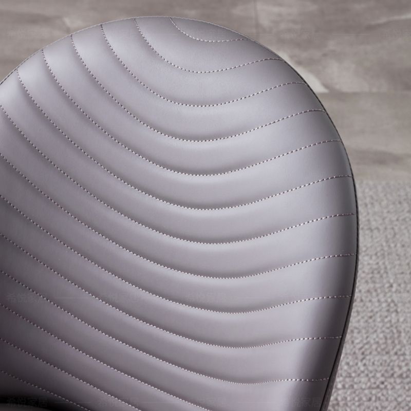 Faux Leather Armless Dining Chairs Upholstered Dining Room Chair Clearhalo 'Dining Chairs' 'Dining Tables & Seating' 'dining_chair' 'furn' 'furn_dining_chair' 'Furniture' 'Kitchen & Dining Furniture' 1200x1200_38971f07-7e82-43f5-989b-55ce5bd7cdf2