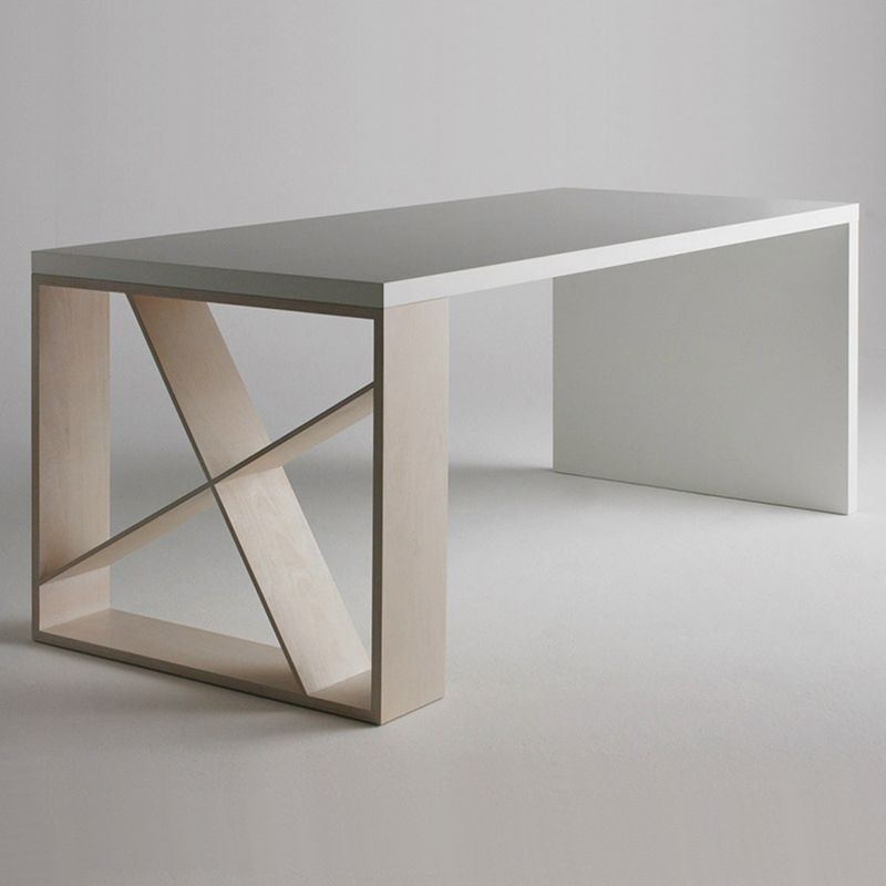Rectangle Solid Wood Dining Table for Restaurant Modern Table with Double Pedestal Clearhalo ' dining_table' 'Dining Tables & Seating' 'Dining Tables' 'furn' 'furn_dining_table' 'Furniture' 'furniture_dining_table' 'Kitchen & Dining Furniture' 'kitchen&dining_furn' 'kitchen' 'kitchen_dining_table' 1200x1200_3898ef18-90fd-40df-8454-8592a801c4f4