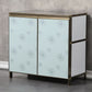 Modern White Metal Sideboard Tempered Glass Doors Cabinets Dining Server for Living Room Clearhalo 'buffet_sideboard' 'Buffets & Sideboards' 'furn' 'furn_buffet_sideboard' 'Furniture' 'furniture_buffet_sideboard' 'Kitchen & Dining Furniture' 1200x1200_3899ea77-c6ba-47b0-8f26-09947a9721dc