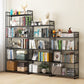Modern Style Metal Bookshelf Vertical Open Shelf Bookcase for Study Room Clearhalo 'Bookcases' 'furn' 'furn_bookcases' 'Furniture' 'furniture_bookcases' 'kitchen' 'kitchen_bookcases' 'Living Room Furniture' 'Office Furniture' 1200x1200_389a0764-031d-4cc6-9cad-2c621537ea32
