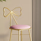 Glam Armless Backrest Counter Stool Iron Cashier Bar Stool with Cushion and Pedal Clearhalo 'Bar Furniture' 'Bar Stools' 'bar_stools' 'furn' 'furn_bar_stools' 'Furniture' 'Kitchen & Dining Furniture' 1200x1200_389bbe7e-1159-40dc-b344-8f3b0c04f474