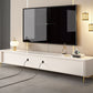 White Stone TV Stand Glam TV Media Stand with Legs for Living Room Clearhalo 'furn' 'furn_tv_stands_entertainment_centers' 'Furniture' 'Living Room Furniture' 'TV Stands & Entertainment Centers' 'TV Stands & Media Storage Furniture' 'tv_stands_entertainment_centers' 1200x1200_389c3390-714e-47b3-a2b8-f2aba03cdb14