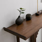 Mid Century Modern Console Table 12"W Wood Console Sofa Table