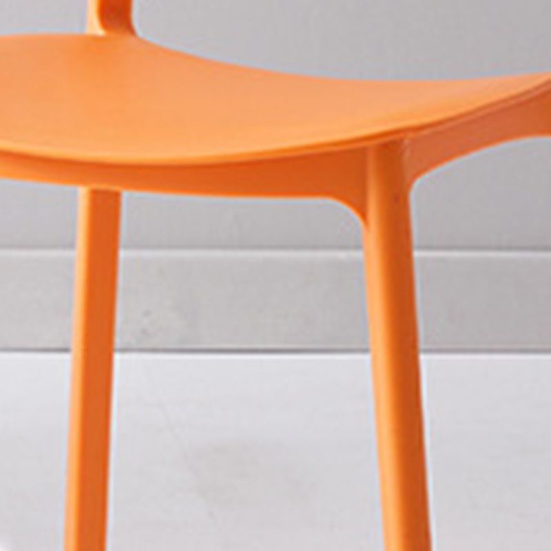 Modern Plastic Open Back Side Chair 32"H Dining Armless Chair for Restaurant Clearhalo ' kitchen&dining_furn' 'Dining Chairs' 'Dining Tables & Seating' 'dining_chair' 'furn' 'furn_dining_chair' 'Furniture' 'furniture_dining_chair' 'Kitchen & Dining Furniture' 'kitchen' 1200x1200_389d29d2-7ad8-4d43-82c3-9e85247de122