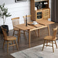 Minimalist Style Dining Table with Self-Storing¬†Leaf Solid Wood Dining Table and Chairs for Home Use Clearhalo 'Dining Room Sets' 'Dining Tables & Seating' 'dining_room_set' 'furn' 'furn_dining_room_set' 'Furniture' 'furniture_dining_room_set' 'Kitchen & Dining Furniture' 'kitchen&dining_furn' 'kitchen' 1200x1200_389df2ce-ab4f-4406-8573-24f464f2a7a6