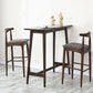Wood Counter Height Table with Rectangle Table Top Trestle Table - 41.3" H Clearhalo 'Bar Furniture' 'Bar Tables' 'bar_tables' 'furn' 'furn_bar_tables' 'Furniture' 'furniture_bar_tables' 'Kitchen & Dining Furniture' 1200x1200_38a15840-32b8-4f8c-87ef-7c60525f5ace
