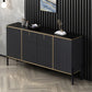 Glamstil Buffet Sideboard Sintered Stone Top Server mit Tür und Schublade für Wohnzimmer