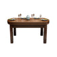 Contemporary Dinner Table Wood 4 Legs Dining Room Table for Home