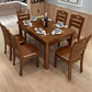 Minimalist Solid Wood Dining Sets with Rubberwood Wood Dining Table and Chairs Clearhalo 'Dining Room Sets' 'Dining Tables & Seating' 'dining_room_set' 'furn' 'furn_dining_room_set' 'Furniture' 'furniture_dining_room_set' 'Kitchen & Dining Furniture' 'kitchen&dining_furn' 'kitchen' 1200x1200_38a509c8-06fb-4840-9f32-201c9580491e