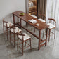 Contemporary Indoor Bar Dining Table Rectangle Wood Bar Stool Table Clearhalo 'Bar Furniture' 'Bar Tables' 'bar_tables' 'furn' 'furn_bar_tables' 'Furniture' 'Kitchen & Dining Furniture' 1200x1200_38a54921-56c0-4db9-9702-aa7ad322ddd8