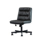 Armless Office Chair Conference Chair with Wheels for Living Room Home