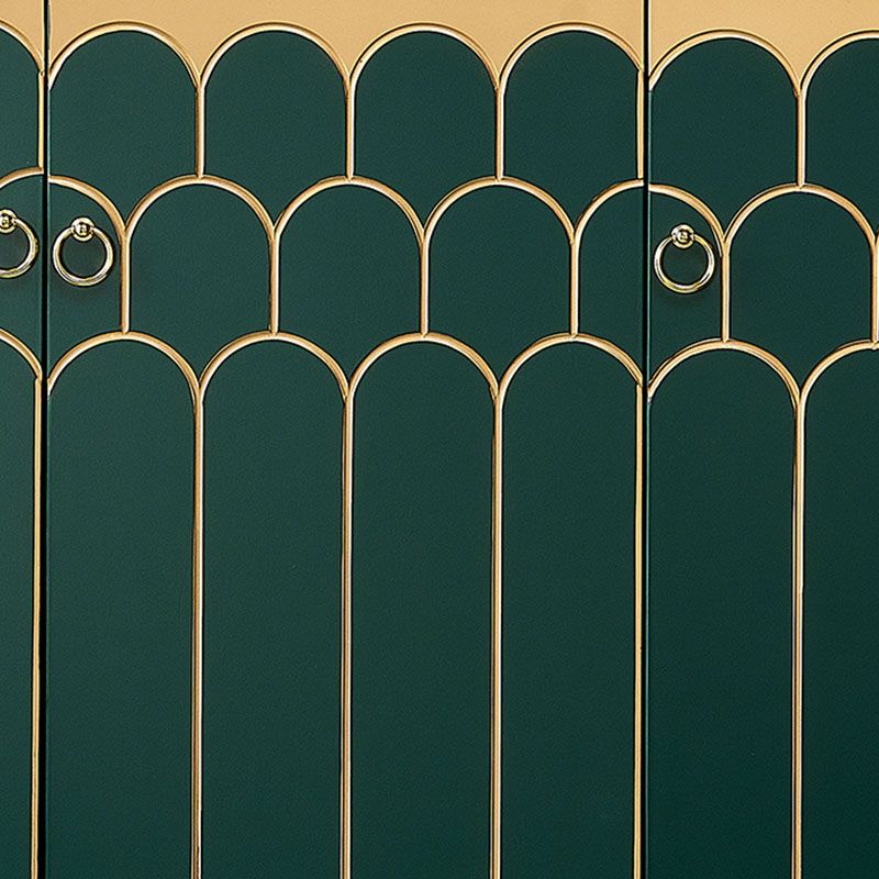 Glam Style Engineered Wood Buffet Table 15.7" Wide Sideboard Cabinet Clearhalo 'buffet_sideboard' 'Buffets & Sideboards' 'furn' 'furn_buffet_sideboard' 'Furniture' 'Kitchen & Dining Furniture' 1200x1200_38aa4cc3-7e2c-4802-8940-782d10b679ca