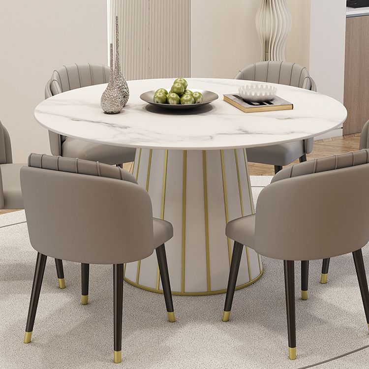 Nordic Round Stone Esstisch 1/7 Stück Essset für Esszimmer