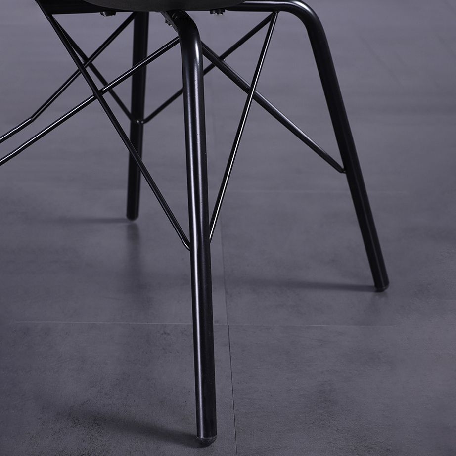 Contemporary Style Chairs Dining Armless Side Chair with Metal Legs for Kitchen Clearhalo ' kitchen&dining_furn' 'Dining Chairs' 'Dining Tables & Seating' 'dining_chair' 'Furniture' 'furniture_dining_chair' 'Kitchen & Dining Furniture' 'kitchen' 1200x1200_38aae4e3-d5ce-43f8-99d9-1aa9de8a13ba
