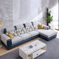 Modern Gray Cushions Sofa & Chaise 5-Seater 139.37" L Square Arm Sectional Sofa Clearhalo 'furn' 'furn_sectionals' 'Furniture' 'Living Room Furniture' 'Sectionals' 1200x1200_38ab5bf0-a2cc-495c-82bb-4db3b4e5c0e2