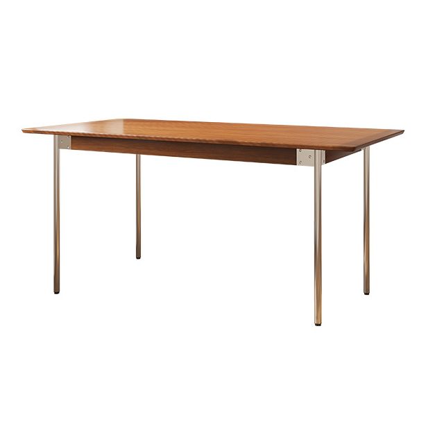 Simple Solid Wood Dining Table Brown Standard Dining Table for Kitchen Clearhalo ' dining_table' 'Dining Tables & Seating' 'Dining Tables' 'furn' 'furn_dining_table' 'Furniture' 'furniture_dining_table' 'Kitchen & Dining Furniture' 'kitchen&dining_furn' 'kitchen' 'kitchen_dining_table' 1200x1200_38abd5db-75de-446f-9fdd-f875e59c9257