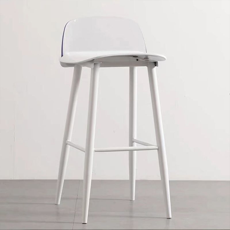 Modern Rectangle Bar and Counter Stool Low Back Stool with 4 Legs Clearhalo 'Bar Furniture' 'Bar Stools' 'bar_stools' 'furn' 'furn_bar_stools' 'Furniture' 'furniture_bar_stools' 'Kitchen & Dining Furniture' 1200x1200_38ac3da1-fcf6-4e6b-92c0-052d6ed60995