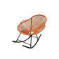 Silla de hierro de estilo moderno Silla perezosa Rocking Rocking