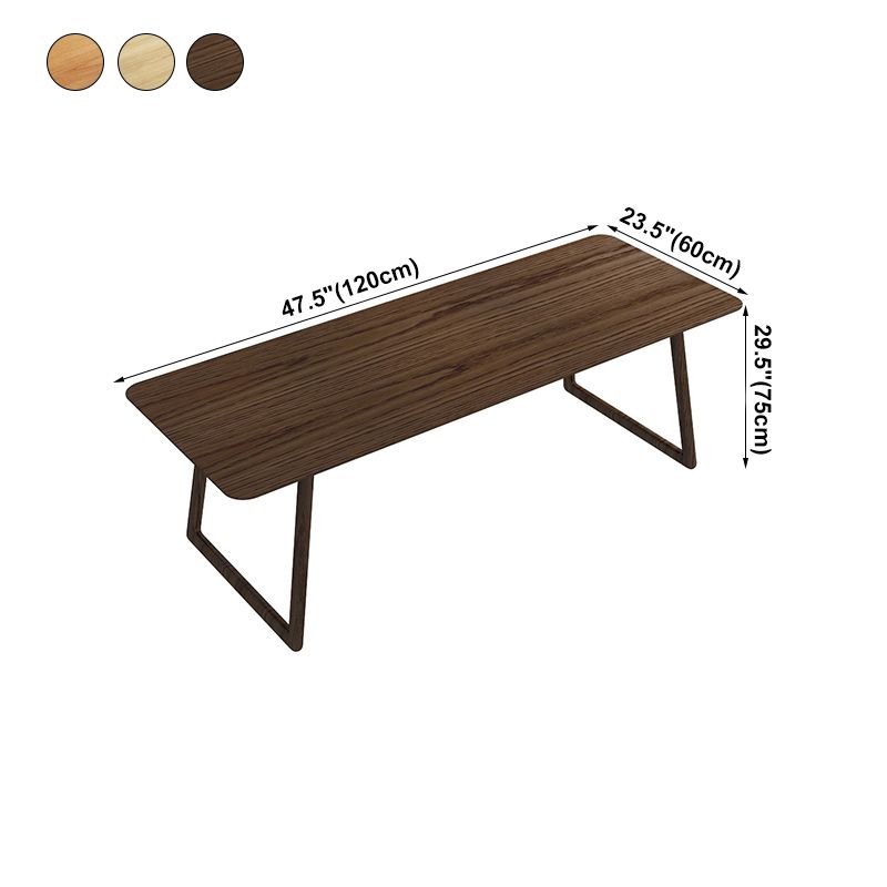 Rectangle Industrial Dining Table Solid Wood Fixed Table for Kitchen Clearhalo ' dining_table' 'Dining Tables & Seating' 'Dining Tables' 'furn' 'furn_dining_table' 'Furniture' 'furniture_dining_table' 'Kitchen & Dining Furniture' 'kitchen&dining_furn' 'kitchen' 'kitchen_dining_table' 1200x1200_38add9e1-441d-4ec5-87ea-6c3ef68a3075