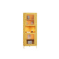 15.75" L * 15.75" W Storage Cabinet with Shelf and Glass Doors Triangle Cabinet Clearhalo 'Cabinets & Chests' 'cabinets_chests' 'furn' 'furn_cabinets_chests' 'Furniture' 'Living Room Furniture' 1200x1200_38aec4f7-769c-493f-ac49-a69de1cb0cf7