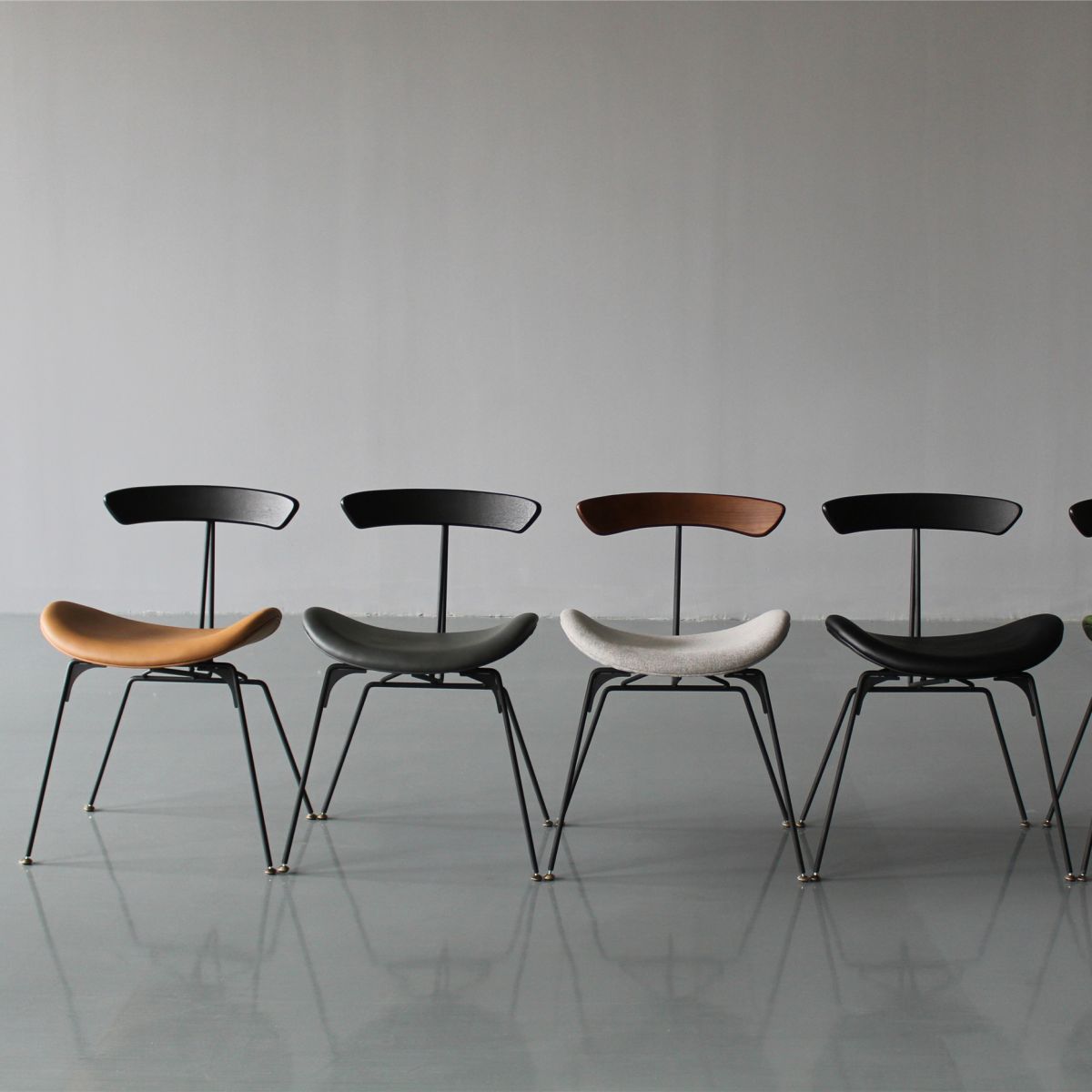 Contemporary Metal Kitchen Dining Rooms Chair Open Back Side Chairs Sets Clearhalo ' kitchen&dining_furn' 'Dining Chairs' 'Dining Tables & Seating' 'dining_chair' 'furn' 'furn_dining_chair' 'Furniture' 'furniture_dining_chair' 'Kitchen & Dining Furniture' 'kitchen' 1200x1200_38af82a0-c1d5-441a-b696-9d2fa238af46