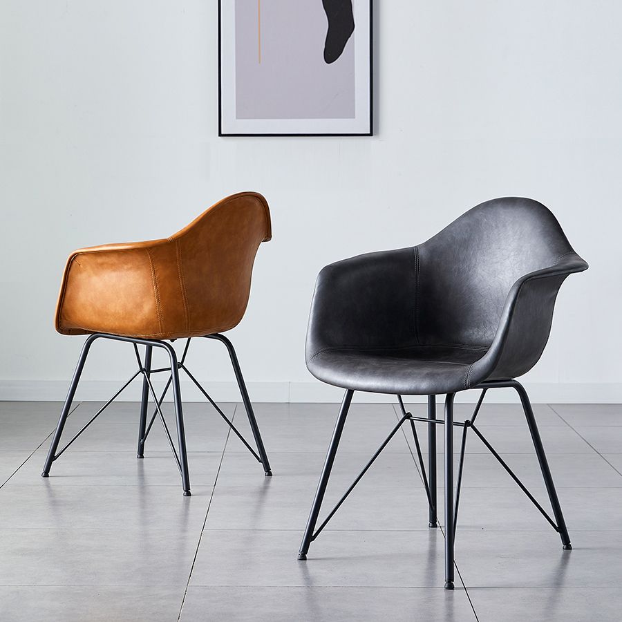 Contemporary Metal Dining Chairs Upholstered Linen Fabric Dining Chair for Restaurant Clearhalo ' kitchen&dining_furn' 'Dining Chairs' 'Dining Tables & Seating' 'dining_chair' 'Furniture' 'furniture_dining_chair' 'Kitchen & Dining Furniture' 'kitchen' 1200x1200_38b09528-47f0-4507-8b01-5278d6a6346d