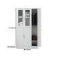 White Steel Wardrobe Armoire Contemporary Hinged Wardrobe Cabinet Clearhalo 'Armoires & Wardrobes' 'armoires_wardrobes' 'Bedroom Furniture' 'furn' 'furn_armoires_wardrobes' 'Furniture' 1200x1200_38b0a649-16ed-4a96-b600-10ca4322c53a
